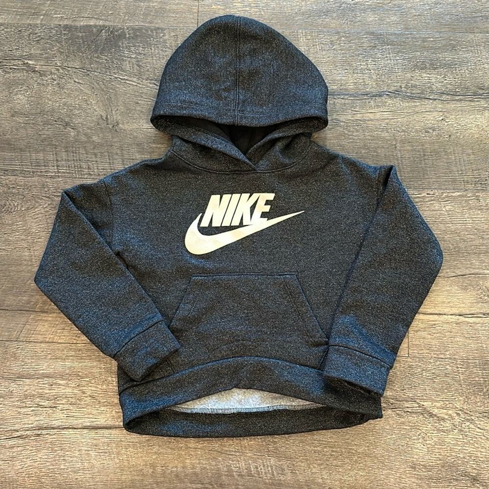 Nike 4/XS Black Sparkly Hoodie Pullover